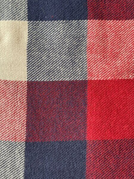 Хлопковая фланель в клетку Арт. F003 red