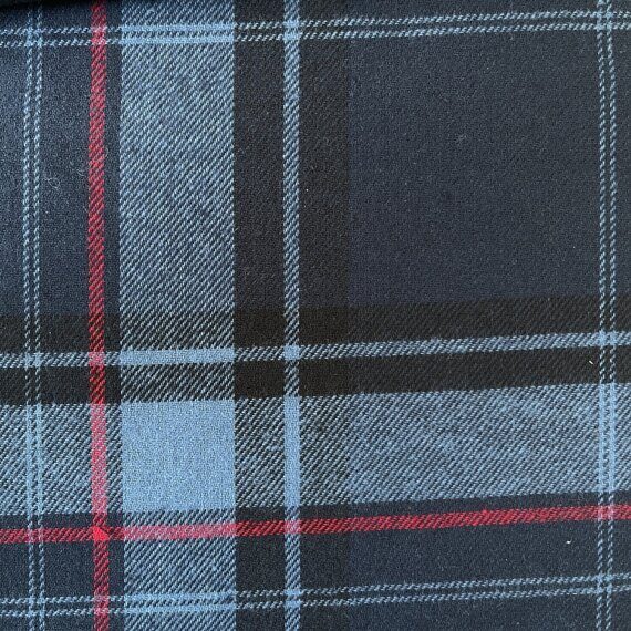 Ткань клетка KW28A03 синий